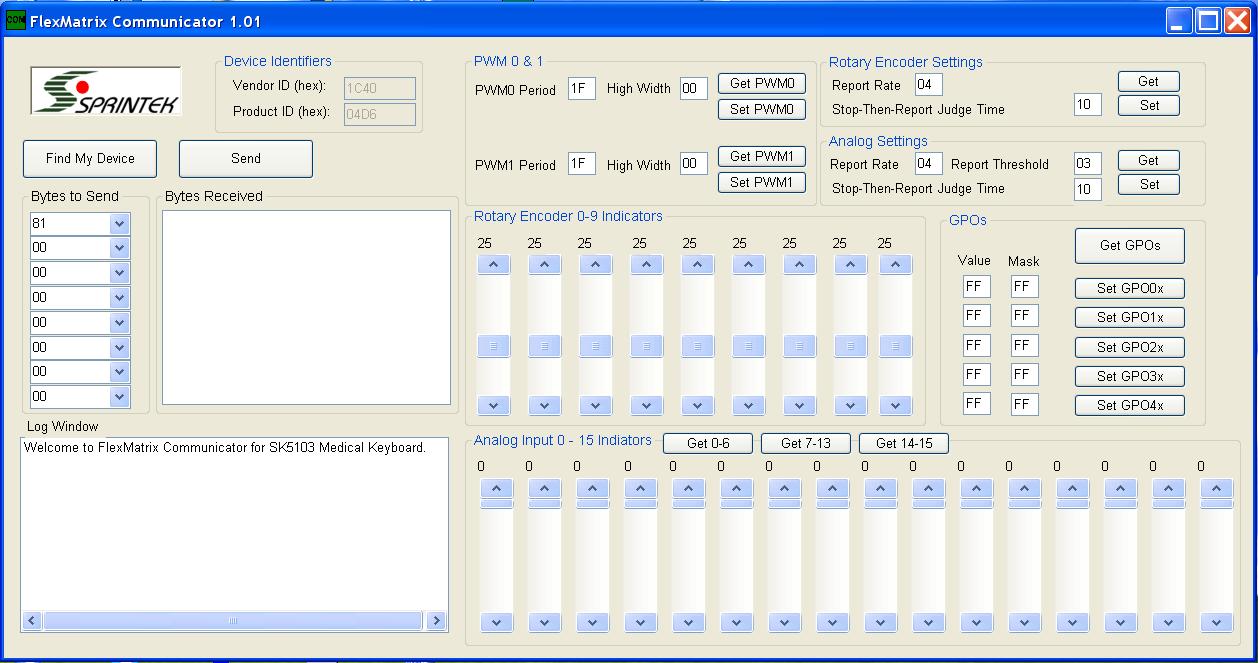 FlexMatrix Editor Screenshot