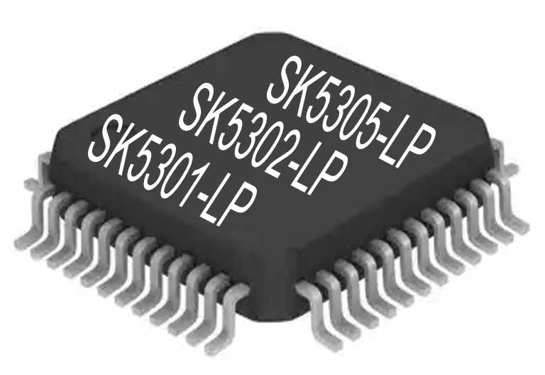 SK5301-LP、SK5302-LP和SK5305-LP 48引脚LQFP键盘编码器