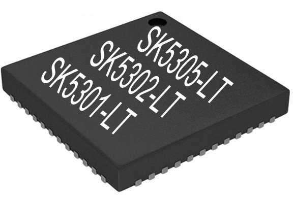 SK5301-LT、SK5302-LT和SK5305-LT 48引脚QFN键盘编码器